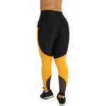 Calça legging com tela em detalhe Tempero