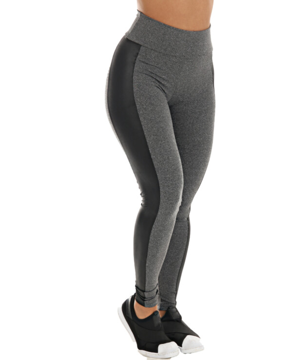 Calça legging mesclada