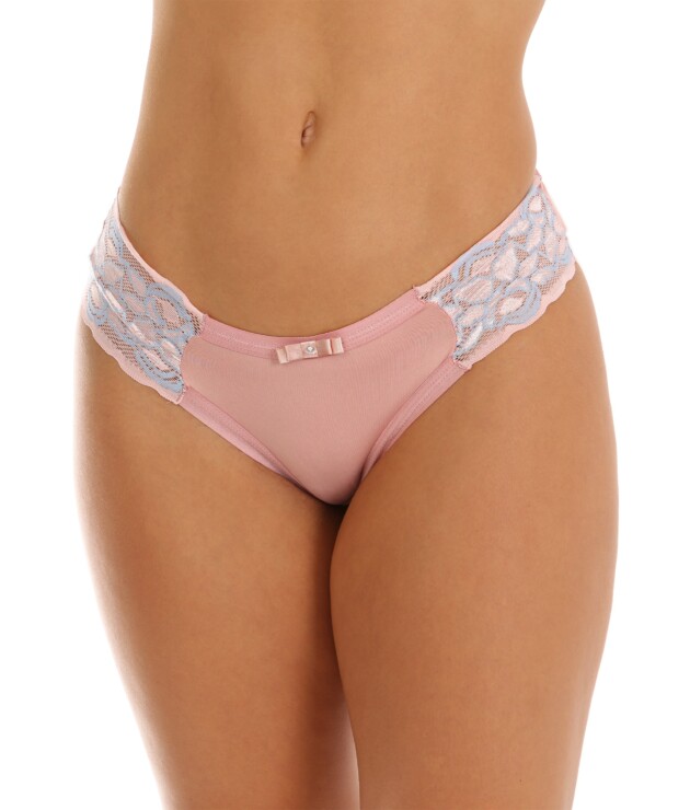 Calcinha com detalhe em renda nas laterais