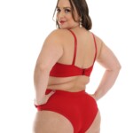 Conjunto de lingerie reforçado Plus Size