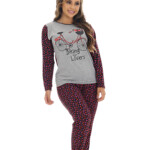 Pijama Longo Feminino em suede