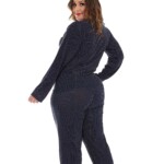 Pijama Longo Feminino Plus Size