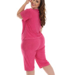 Pijama Plus Size Pescador em poá