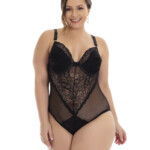 Body Sexy com Renda Plus Size