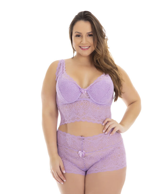 Conjunto Calesson de Renda Plus Size