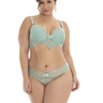 Conjunto Plus Size Sexy de Renda com strappy