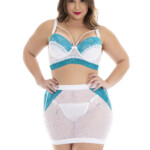 Conjunto Plus Size com Saia Fetiche