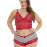 Short Doll Amamentação com Renda Plus Size