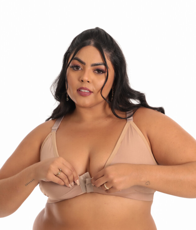 Sutiã Plus Size Fecho Frontal