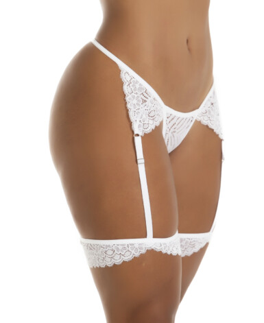 Calcinha em renda com perneira