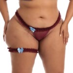 Calcinha Plus Size Sexy com Perneira