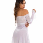 Camisola em Renda com Bojo e Calcinha