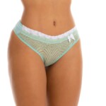 calcinha com renda bicolor