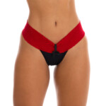Calcinha Bicolor com Renda
