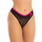 Calcinha com Renda Bicolor