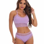 Conjunto em microfibra com bojo embutido fantastico
