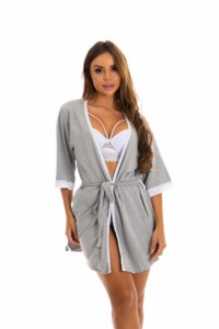 Robe feminino em algodão