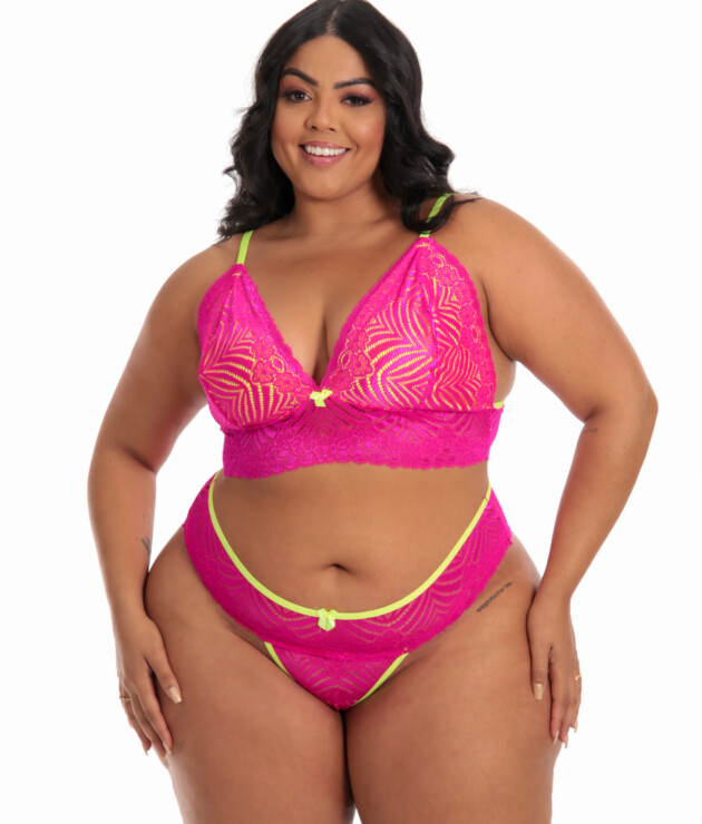 Lingerie Plus Size Neon