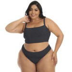 Conjunto Plus Size Conforto Sem Bojo preto