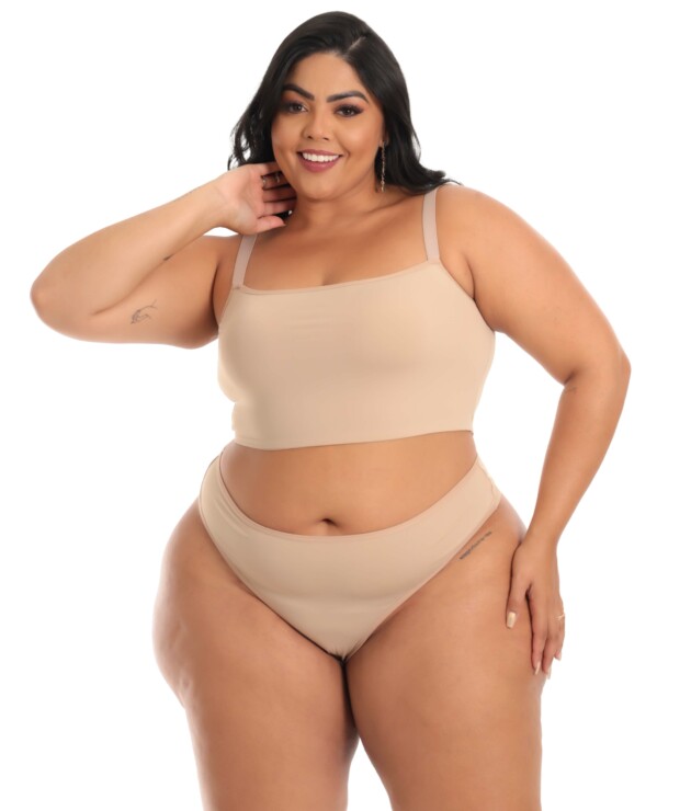 Conjunto Plus Size Conforto Sem Bojo