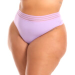 Fio Duplo em Microfibra com Elástico Desenhado Plus Size