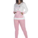 Pijama Bolso Canguru Feminino Canelado