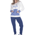 Pijama Bolso Canguru Feminino Canelado