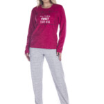 Pijama Longo Feminino em Plush