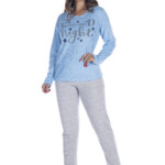 Pijama Longo Feminino em Plush