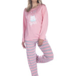 Pijama Suede Listrado