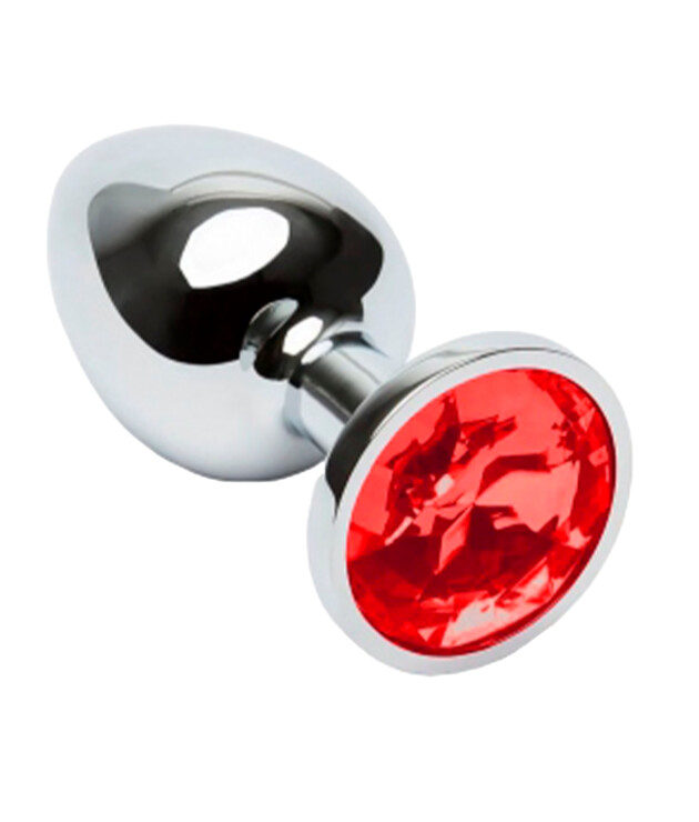 Plug Anal de Alumínio com Jóia - Grande