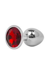 Plug Anal de Alumínio com Jóia - Médio