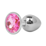 Plug Anal de Alumínio com Jóia - Pequeno