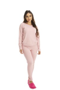 Pijama Liso de Algodão