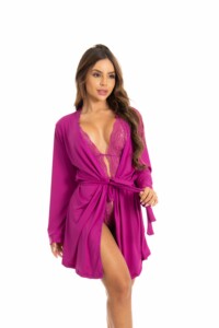 Robe de Microfibra Feminino