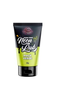 Gel Lubrificante Íntimo Comestível Neon 30ML - Maçã Verde