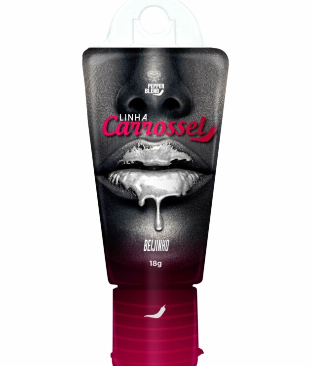 Gel Comestível com Glitter 18G - Beijinho