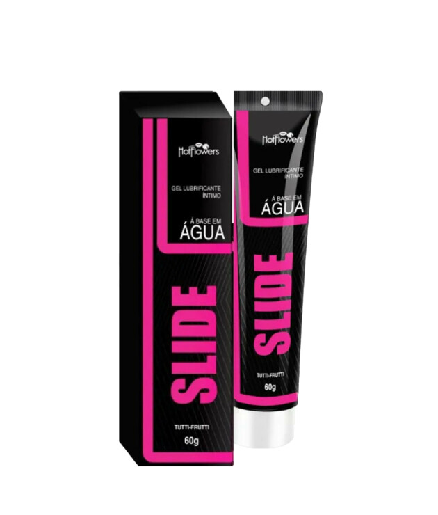 Gel Lubrificante Íntimo Slide 60G - Tutti Frutti