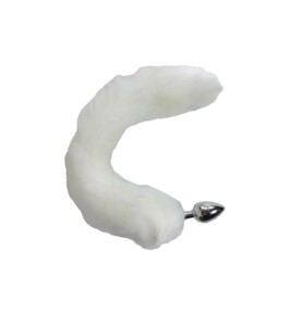 Plug Anal de Alumínio com Rabinho - Pequeno