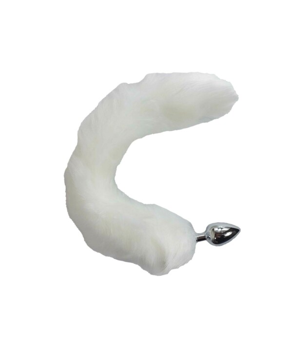 Plug Anal de Alumínio com Rabinho - Pequeno