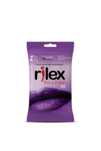 Preservativo Rilex Sachê com 3 Unidades – Uva