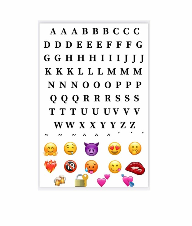 Tatuagem Temporária Sexy - Letras