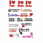 Tatuagem Temporária Sexy – I Love