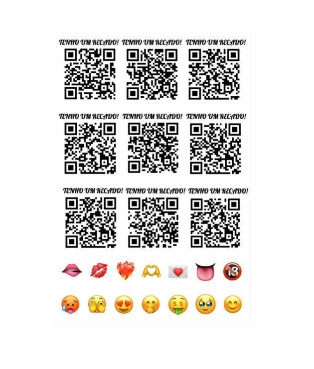 Tatuagem Temporária Sexy – QR Code