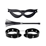 Kit Dominatrix: Chicote, Algema e Máscara