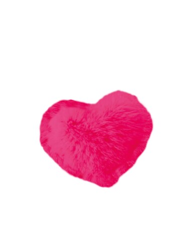 Plug Anal em ABS Cromado - Coração Peludo