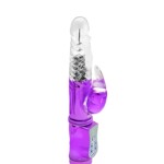 Vibrador Rotativo de Silicone com Estimulador - Rabbit